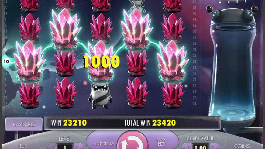 Space Wars slot screen 3