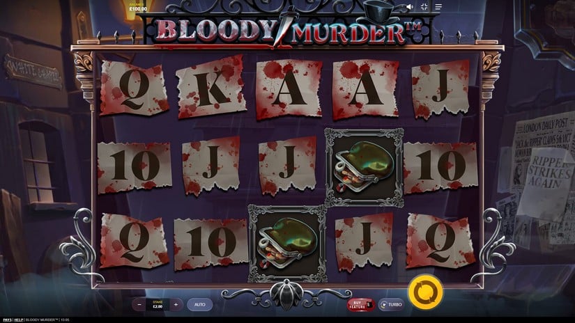 Bloody Murder slot screen 1