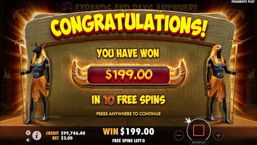 John Hunter and the Book of Tut Respin slot screen 10