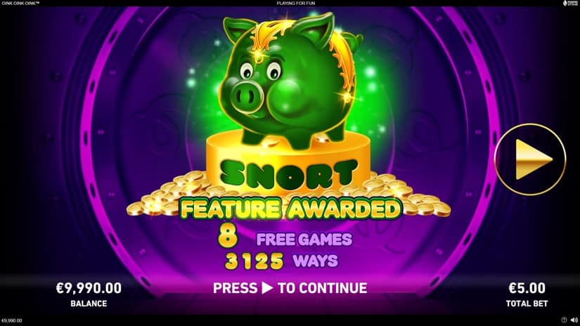 Oink Oink Oink slot screen 4