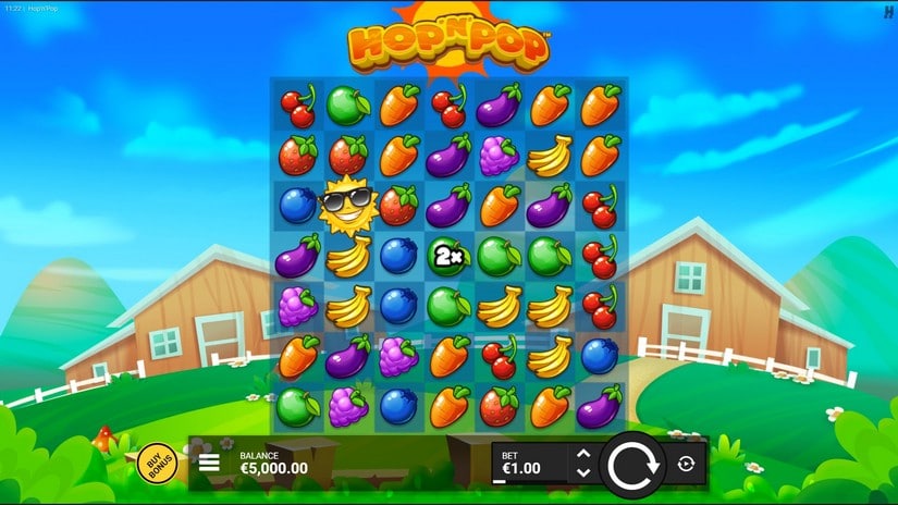 Hop N Pop slot screen 1