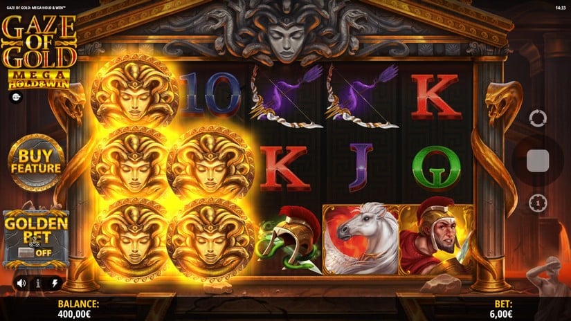 Gaze of Gold Mega Hold & Win slot screen 2