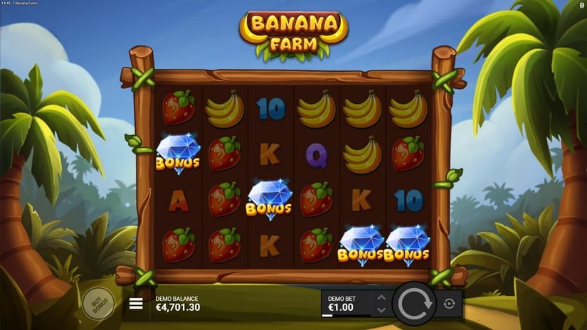 Banana Farm slot screen 2