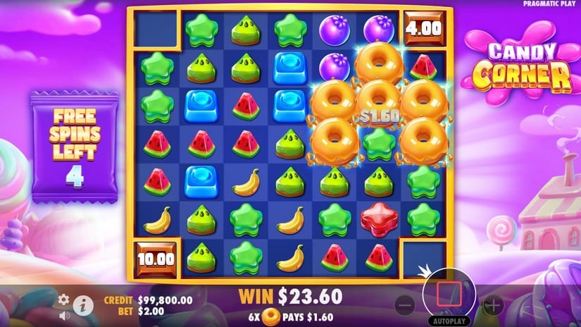 Candy Corner slot screen 4