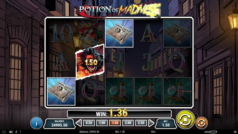 Potion of Madness slot screen 3