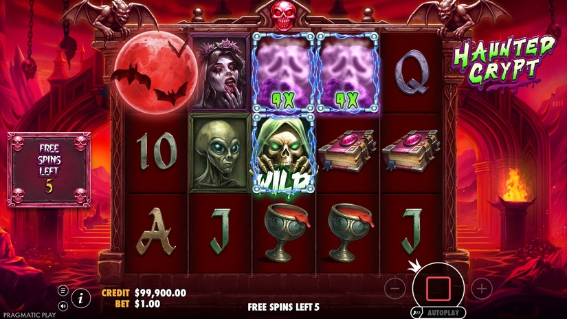 Haunted Crypt slot screen 4