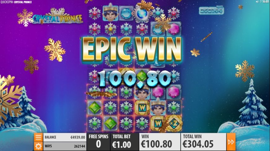 Crystal Prince slot screen 4