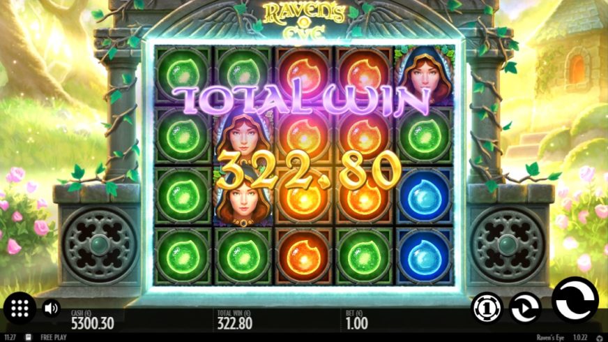 Raven’s Eye slot screen 6