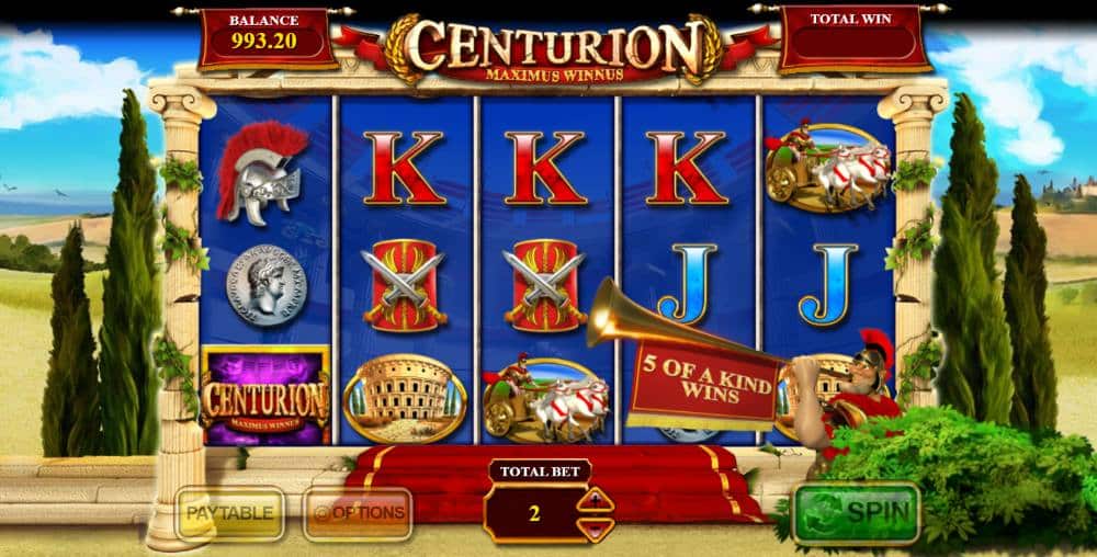 Play Centurion slot in demo