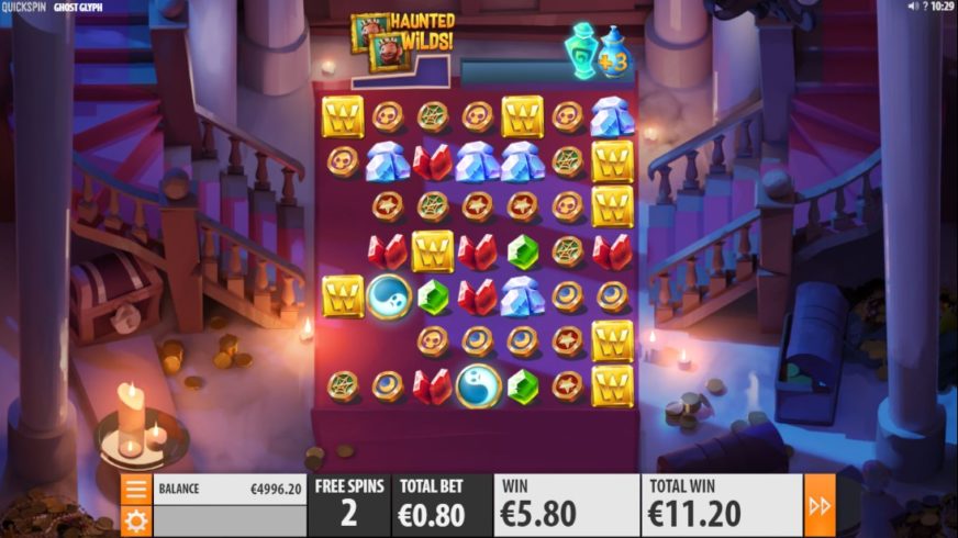 Ghost Glyph slot screen 5