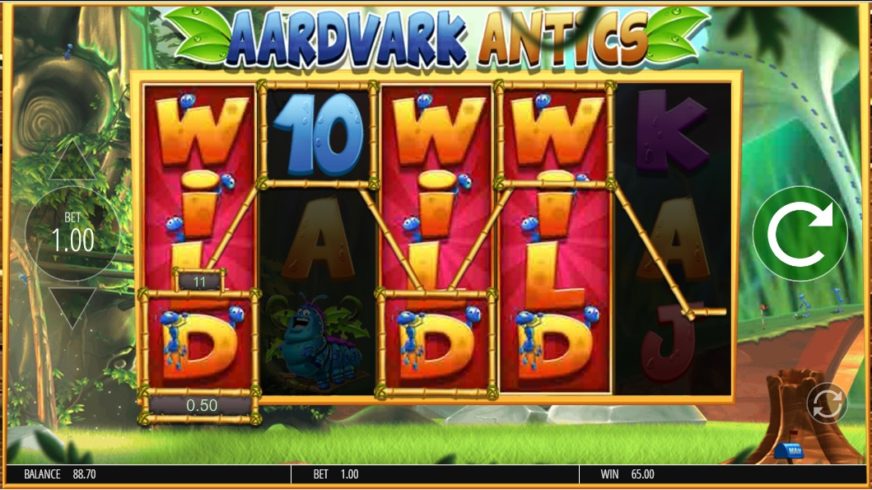 Wild Antics slot screen 4