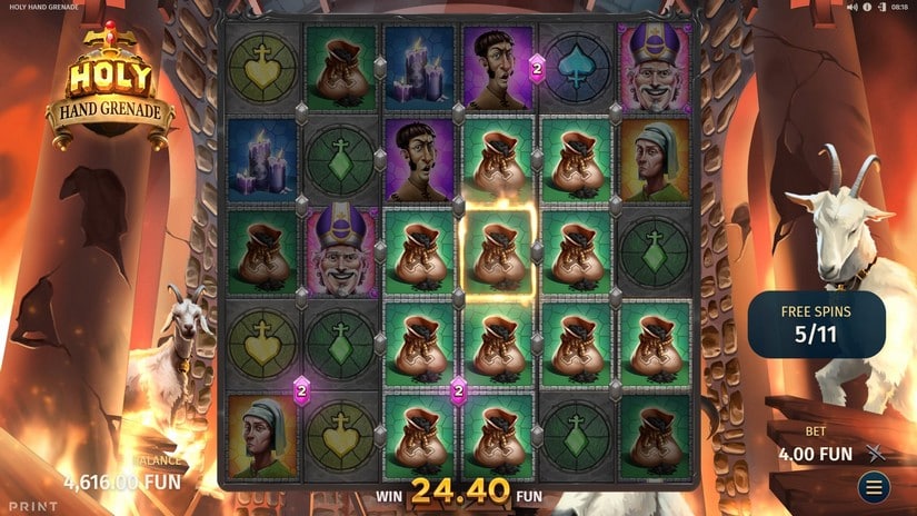 Holy Hand Grenade slot screen 5