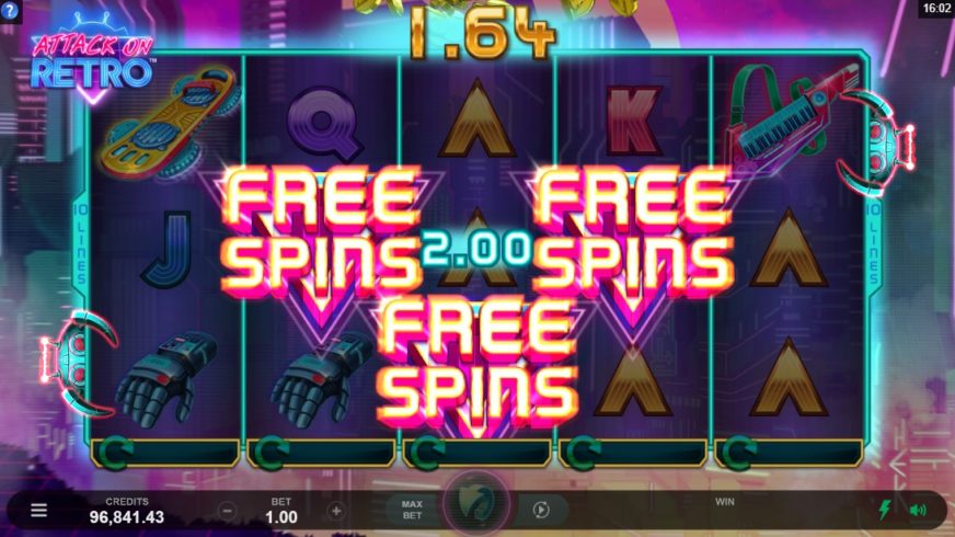 Attack on Retro slot screen 4