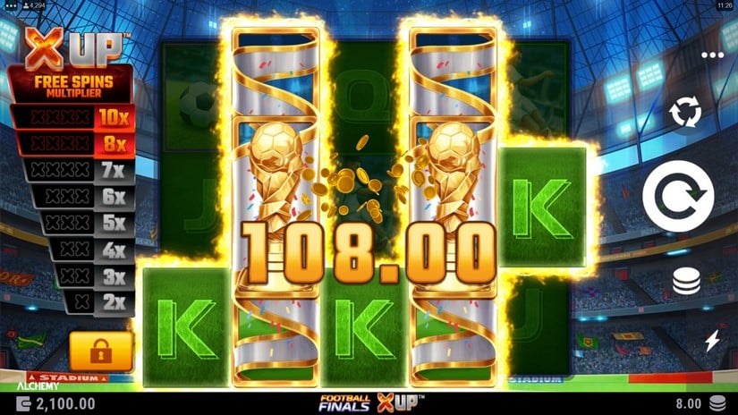 Football Finals X UP slot screen 2