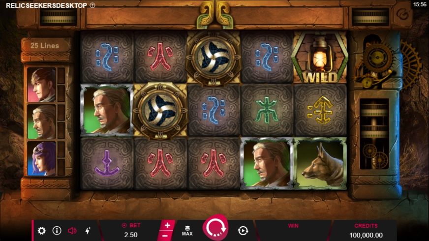 Relic Seekers slot screen 1