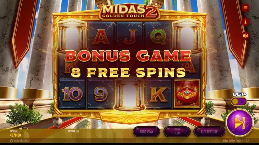 Midas Golden Touch 2 slot screen 2