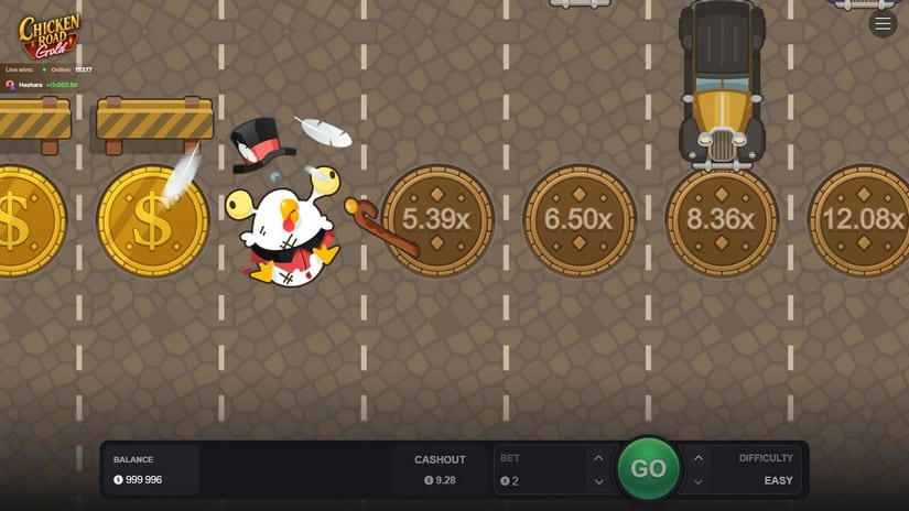 Chicken Road Gold slot screen 4