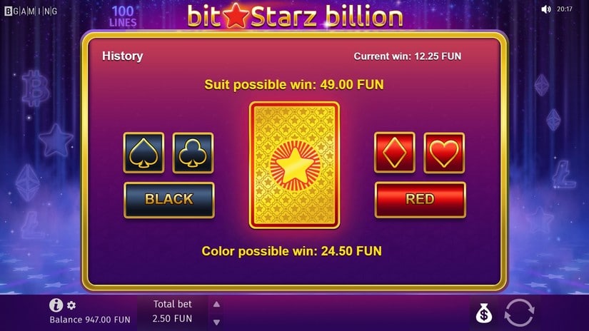 Bitstarz Billion slot screen 4
