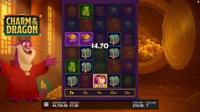 Charm of the Dragon slot screen 5