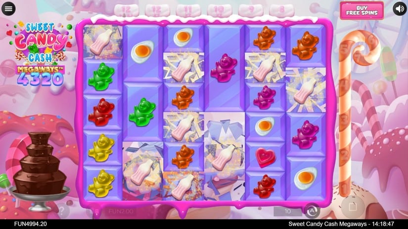 Sweet Candy Cash Megaways slot screen 2