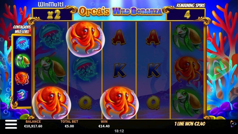 Orca’s Wild Bonanza slot screen 5