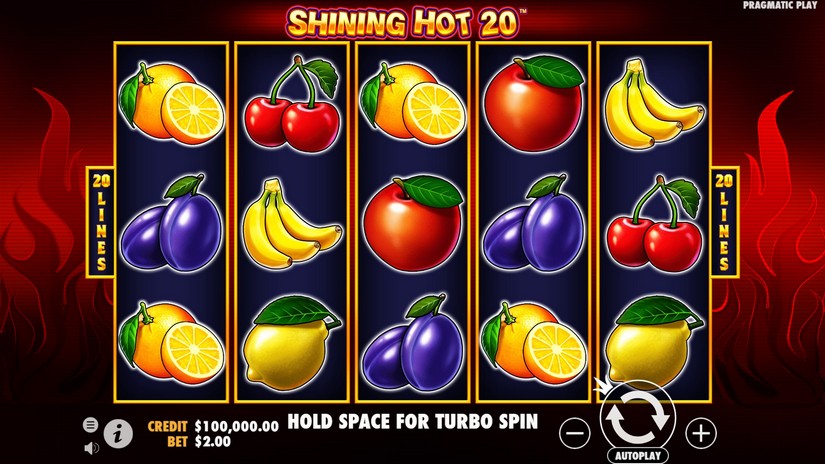 Shining Hot 20 slot screen 1