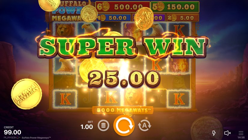 Buffalo Power: Megaways slot screen 6