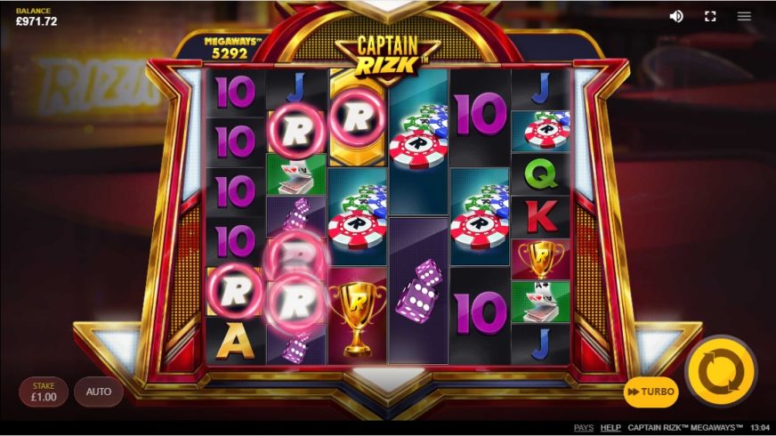 Captain Rizk Megaways slot screen 2