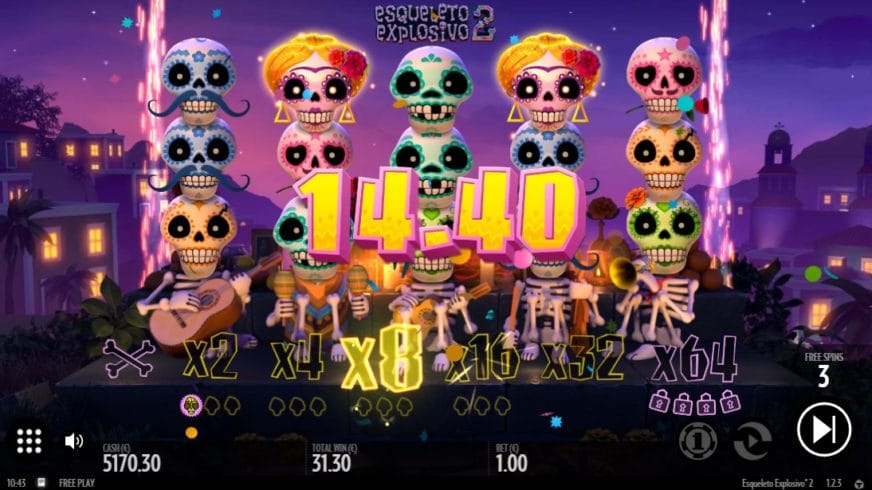 Esqueleto Explosivo 2 slot screen 7