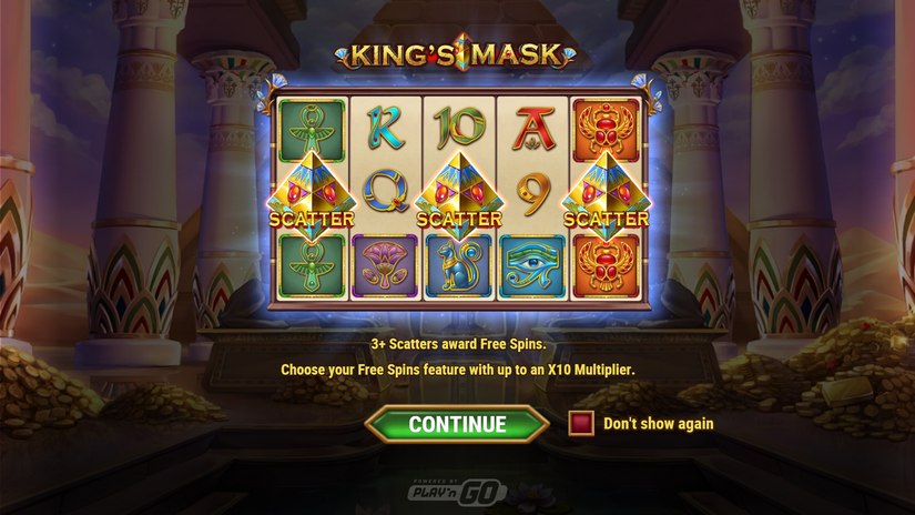 King’s Mask slot screen 4