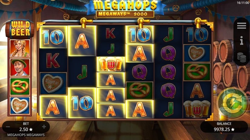 Megahops Megaways slot screen 2