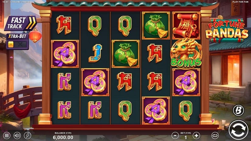 Fortune Pandas slot screen 1