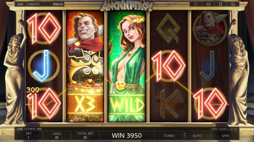 Ancient Troy slot screen 4