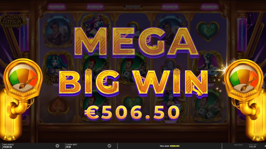 Cazino Zeppelin Reloaded slot screen 6