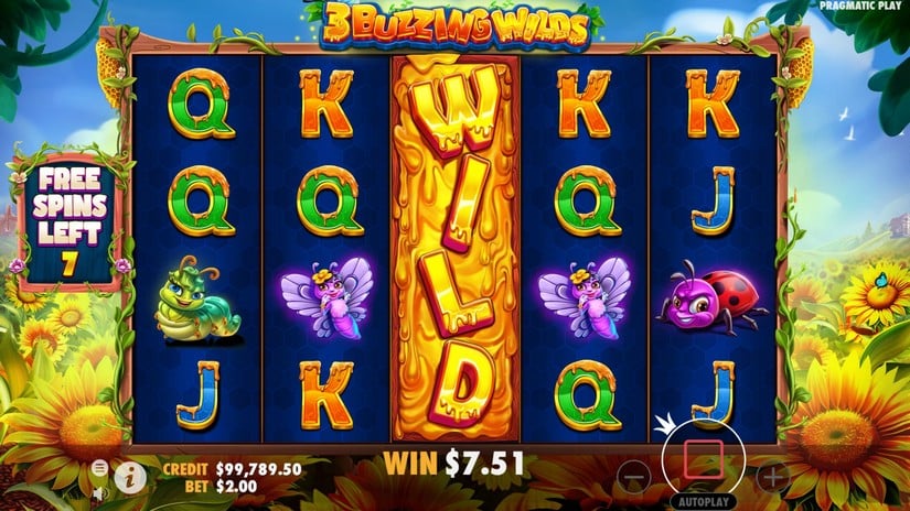 3 Buzzing Wilds slot screen 4