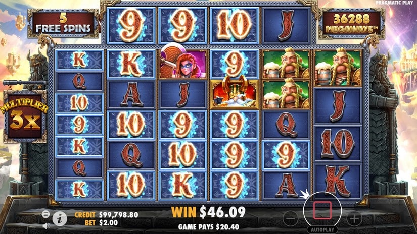 Fury of Odin Megaways slot screen 5