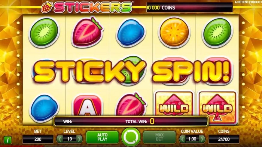 Stickers slot screen 2