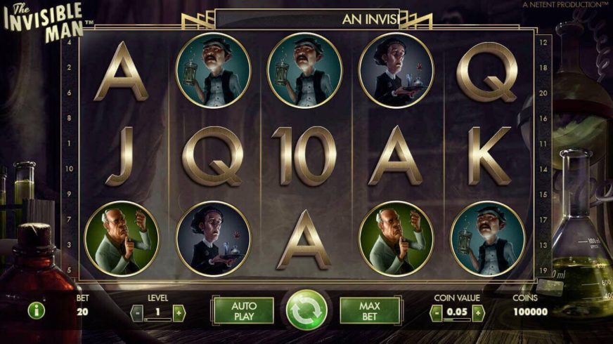 The Invisible Man slot screen 2