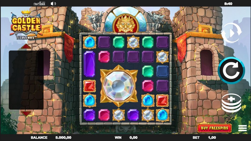Golden Castle slot screen 1
