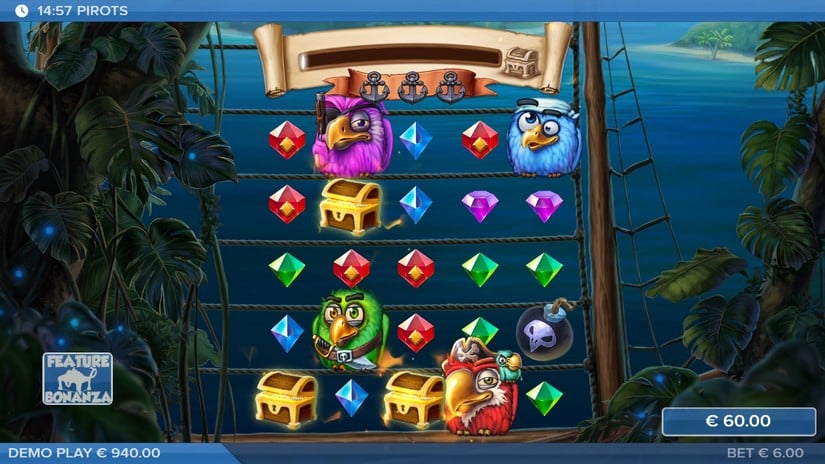 Pirots slot screen 2