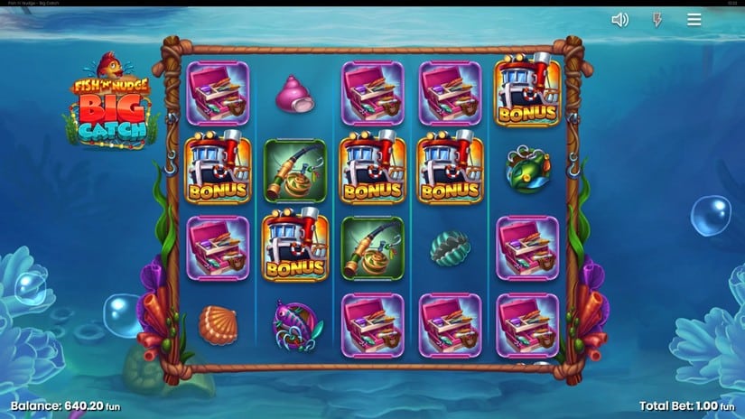 Fish ‘n’ Nudge Big Catch slot screen 2