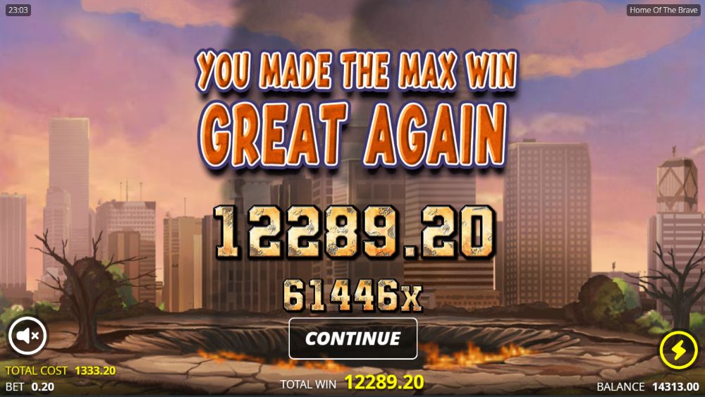 Home of the Brave online slot