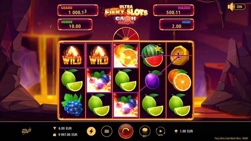 Fiery Slots Cash Mesh Ultra slot screen 3