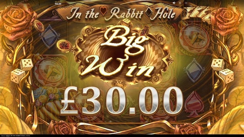 In The Rabbit Hole slot screen 6