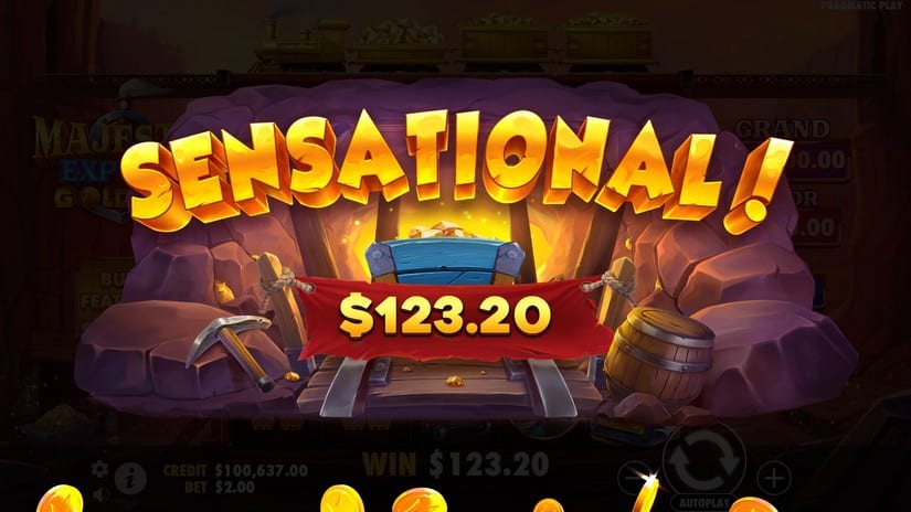 Majestic Express Gold Run slot screen 4