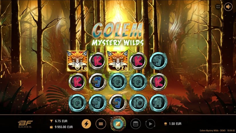 Golem Mystery Wilds slot screen 4
