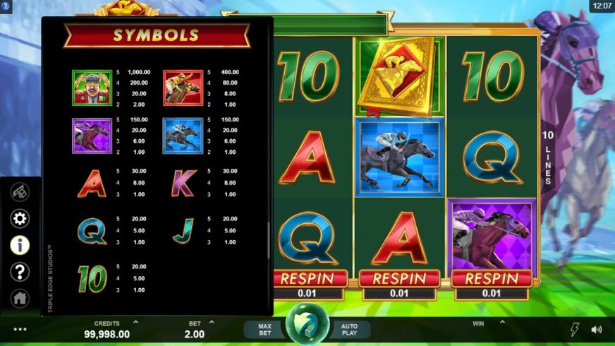 Bookie of Odds slot screen 2