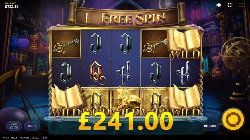 Aurum Codex slot screen 4