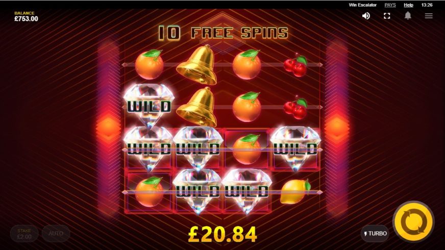 Win Escalator slot screen 3