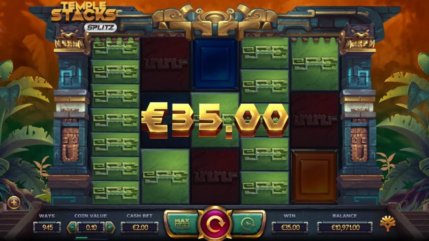 Temple Stacks slot screen 4